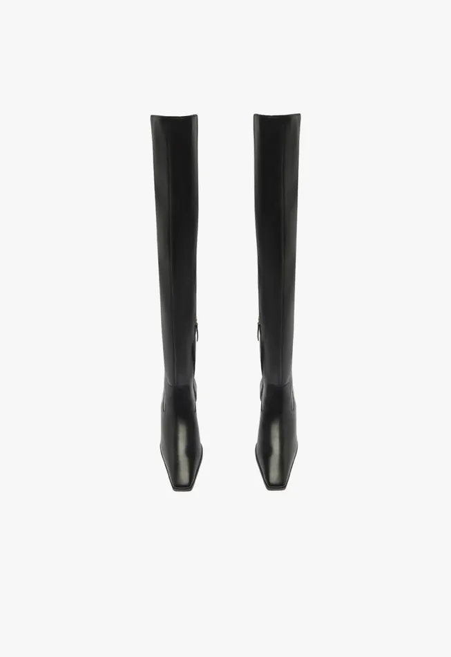 Women Boots Schutz Shoes Helena Over The Knee Boot Black