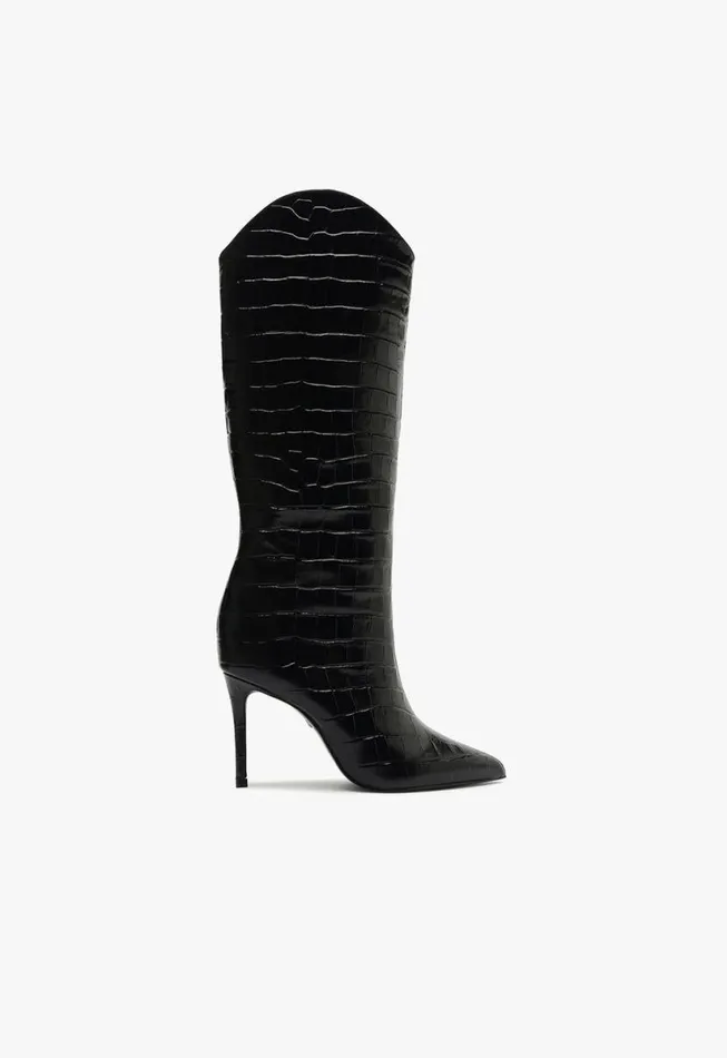 Women Boots Schutz Shoes Maryana Wide Boot Black