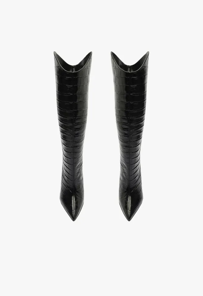 Women Boots Schutz Shoes Maryana Wide Boot Black
