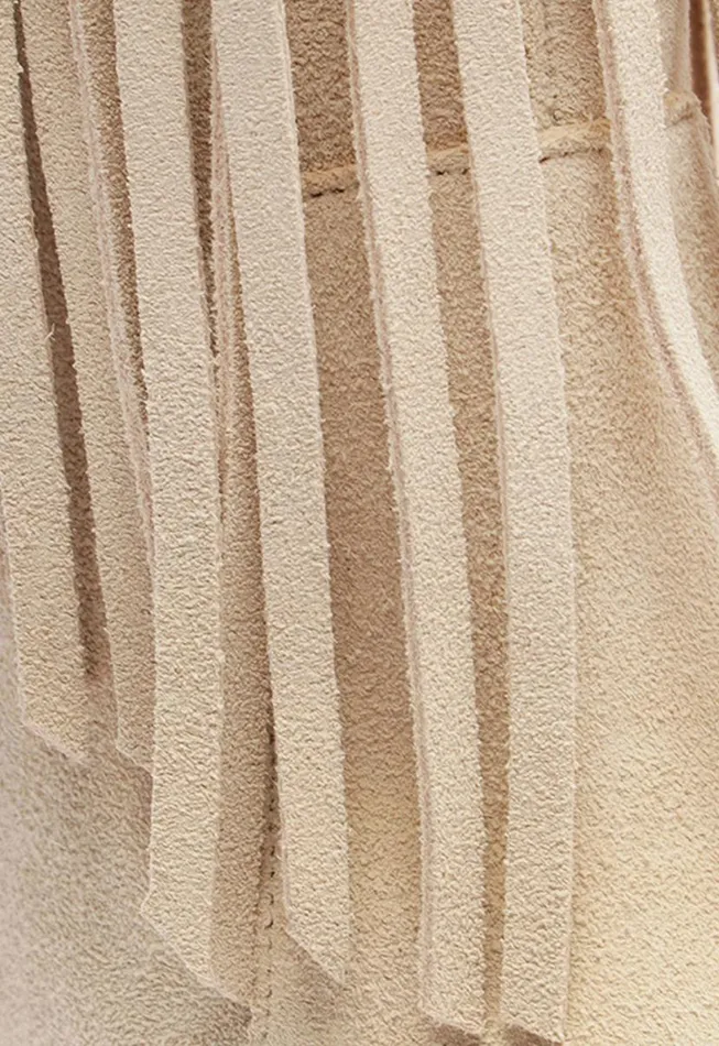 Women Boots Schutz Shoes Raffaela Up Fringes Boot Off White