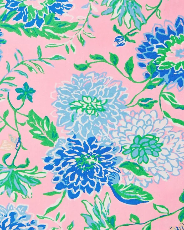 Women Bottoms Lilly Pulitzer Michelina Mini Skort Spearmint Oversized Kiss My Tulips