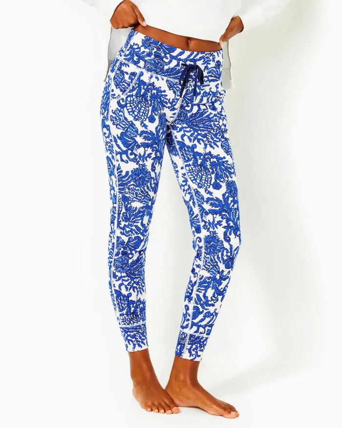 Women Bottoms Lilly Pulitzer UPF 50 Luxletic 28 Multi Hot On The Vine