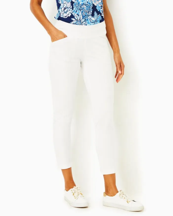 Women Bottoms Lilly Pulitzer UPF 50 Luxletic 28 Resort White