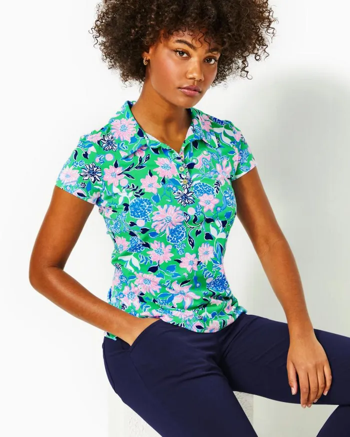 Women Bottoms Lilly Pulitzer UPF 50 Luxletic 9 Multi For The Fans Golf Women Bottoms Lilly Pulitzer UPF 50 Luxletic 9 Multi For The Fans Golf