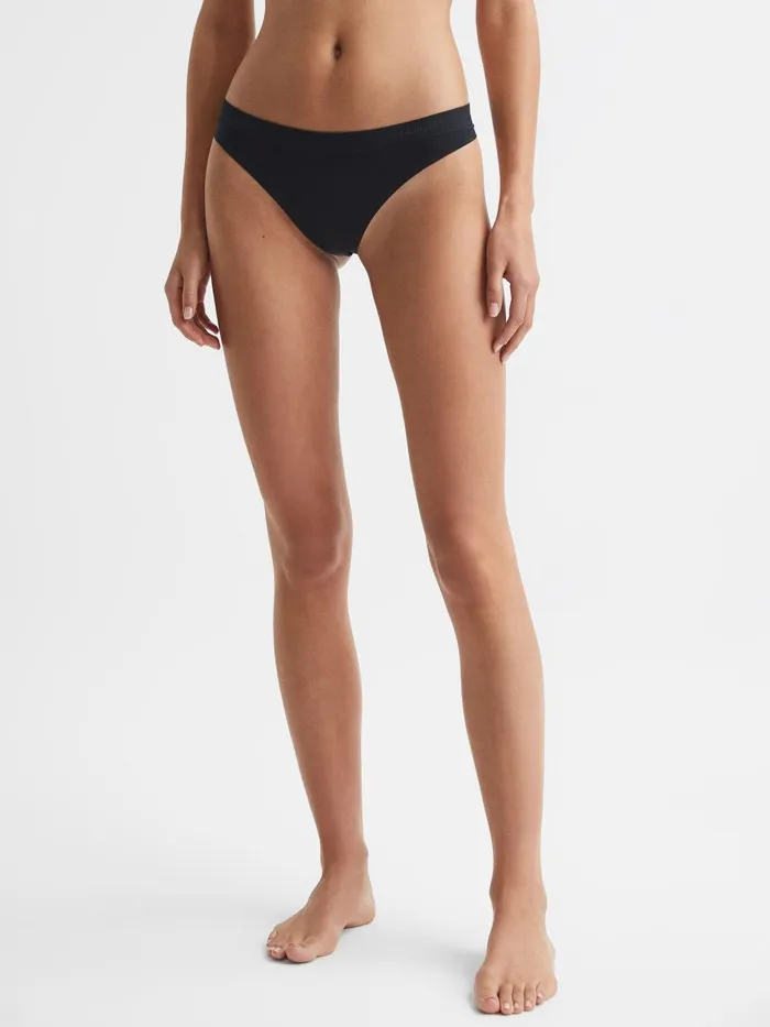 Women Calvin Klein Underwear Thong Black Reiss Lingerie and Nightwear