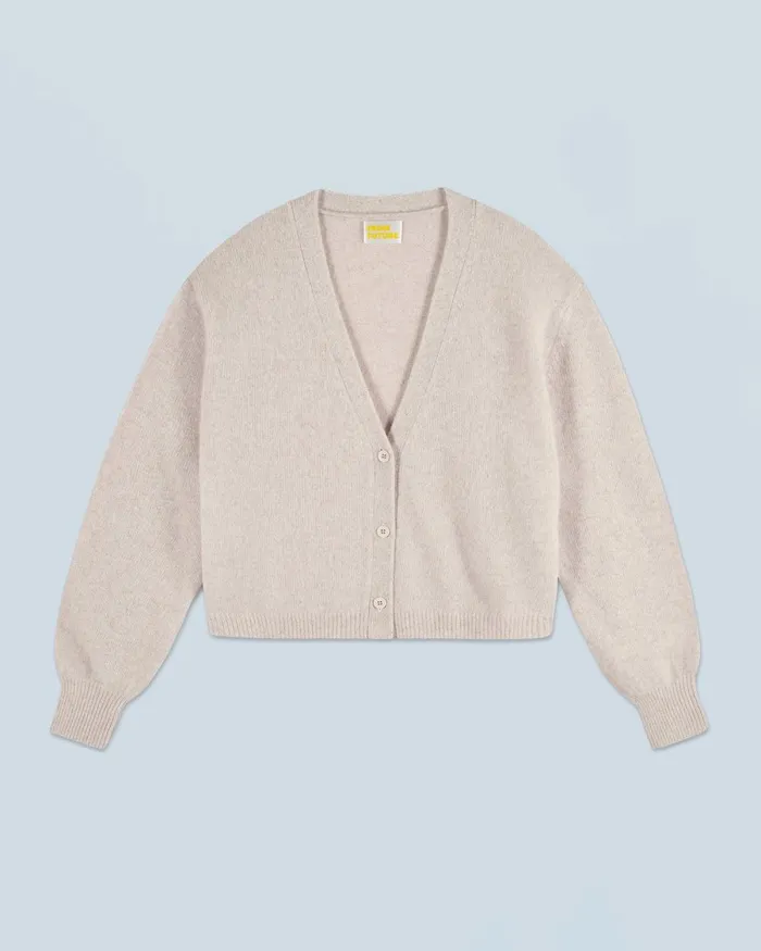 Women Cashmere Cardigans From Future Cardigan Sweater Beige Moulin