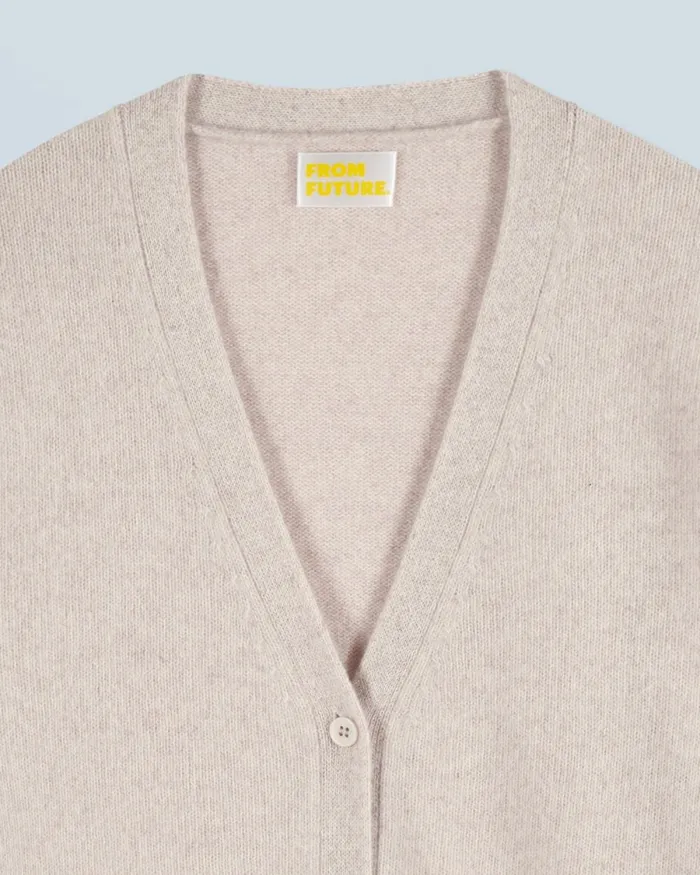 Women Cashmere Cardigans From Future Cardigan Sweater Beige Moulin