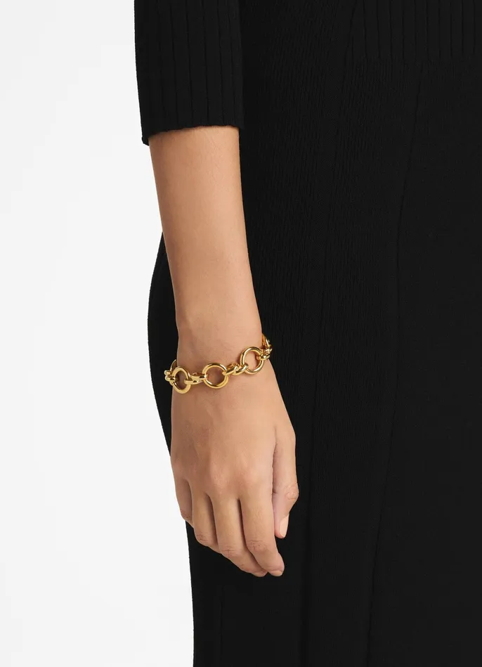 Women Christina Caruso Italian Chain Bracelet Gold St John Christina Caruso Jewelry