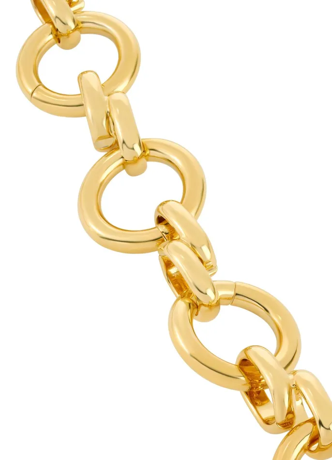 Women Christina Caruso Italian Chain Bracelet Gold St John Christina Caruso Jewelry