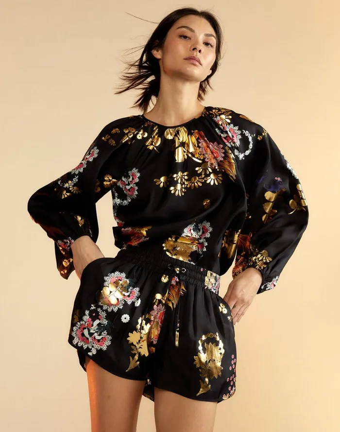Women CLOTHING Cynthia Rowley Alice Silk Shorts