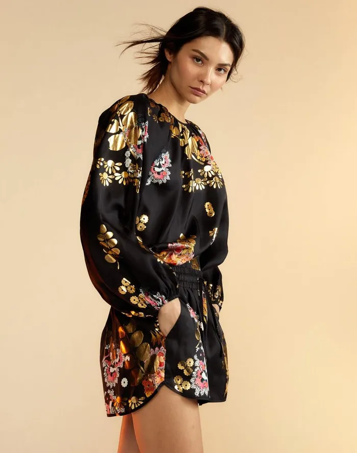 Women CLOTHING Cynthia Rowley Alice Silk Shorts