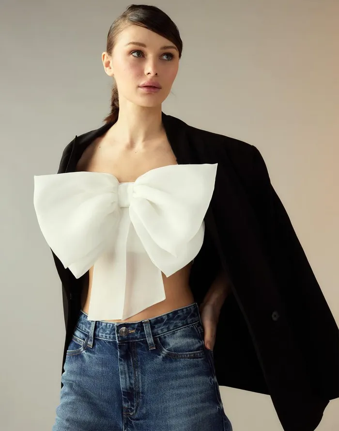 Women CLOTHING Cynthia Rowley Cupid039s Bow Bandeau