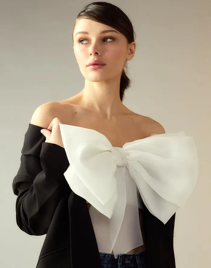 Women CLOTHING Cynthia Rowley Cupid039s Bow Bandeau