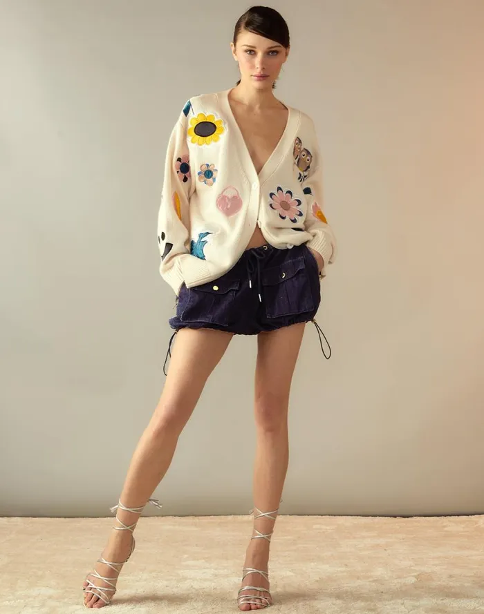Women CLOTHING Cynthia Rowley Denim Cargo Shorts