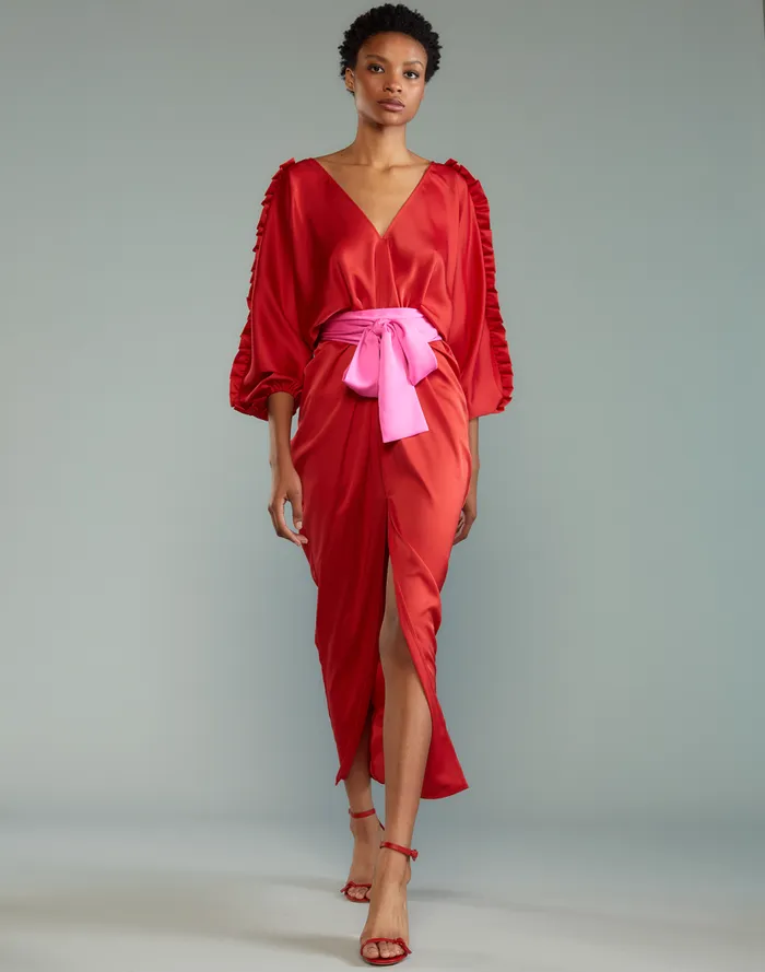 Women CLOTHING Cynthia Rowley Dolman Sleeve Dance Dress