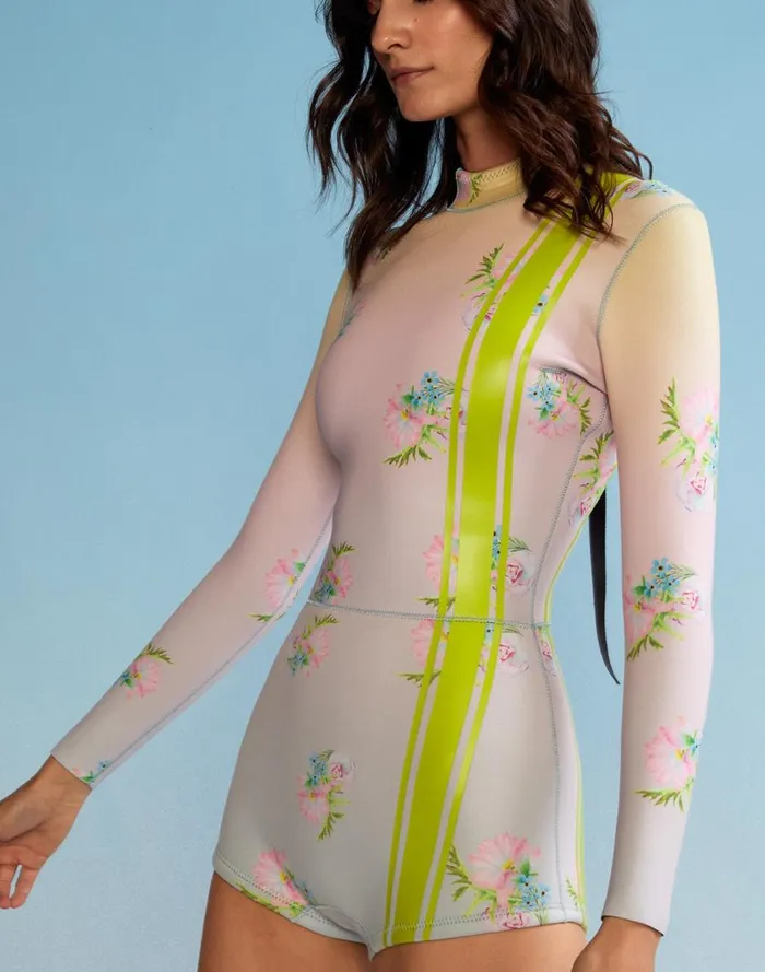 Women CLOTHING Cynthia Rowley Ombre Floral Wetsuit