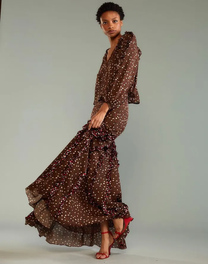 Women CLOTHING Cynthia Rowley Pippa Silk Skirt