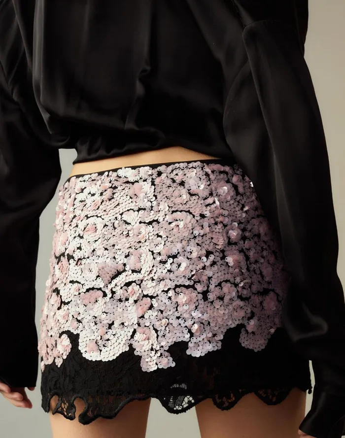 Women CLOTHING Cynthia Rowley The Cosmo Sequin Skirt