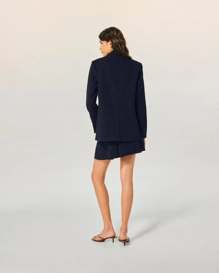 Women Coats and Jackets From Future Blazer Jacket Navy