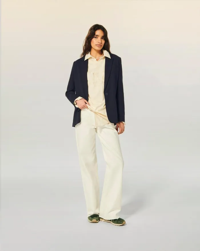 Women Coats and Jackets From Future Blazer Jacket Navy