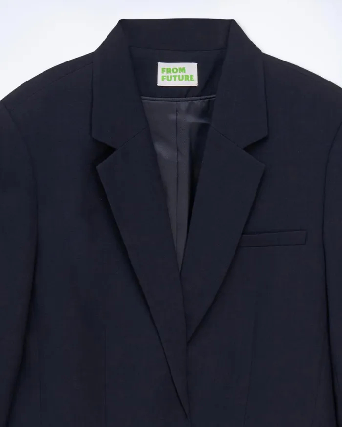 Women Coats and Jackets From Future Blazer Jacket Navy
