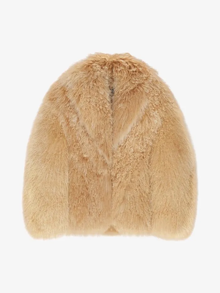 Women Coats and Jackets Givenchy Coat In Fur Desert