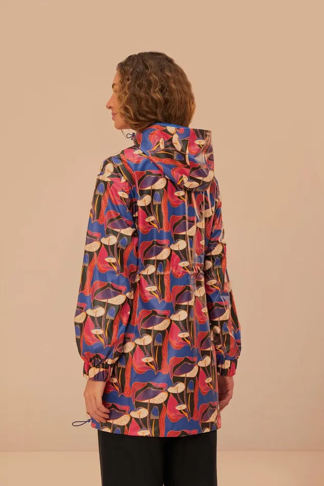 Women Coats Farm Rio Wild Mushrooms Short Raincoat