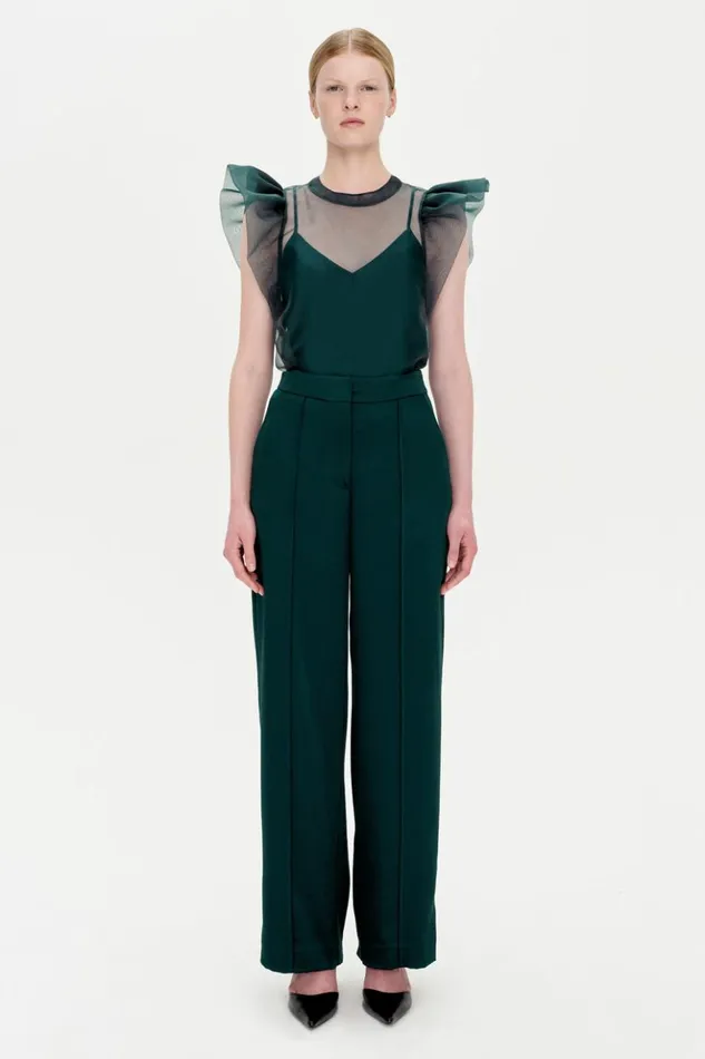 Women Corina Top Emerald Jonathan Simkhai Tops and Bodysuits