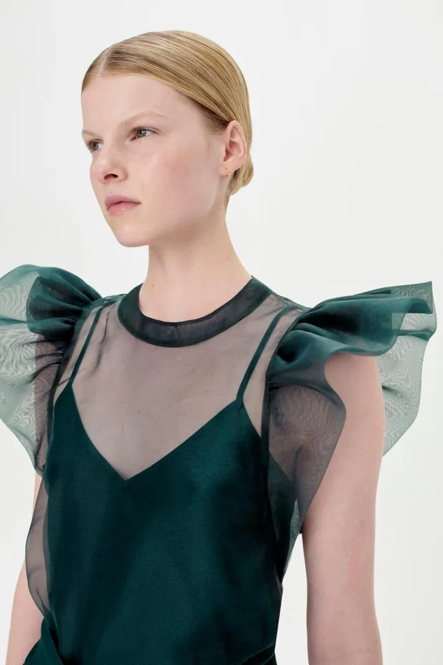 Women Corina Top Emerald Jonathan Simkhai Tops and Bodysuits