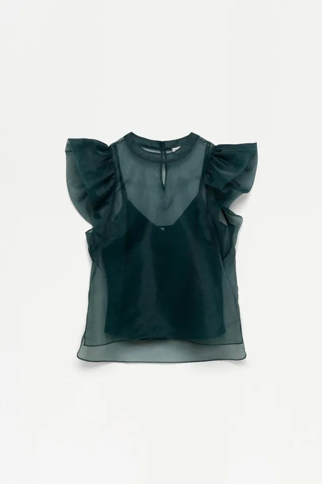 Women Corina Top Emerald Jonathan Simkhai Tops and Bodysuits