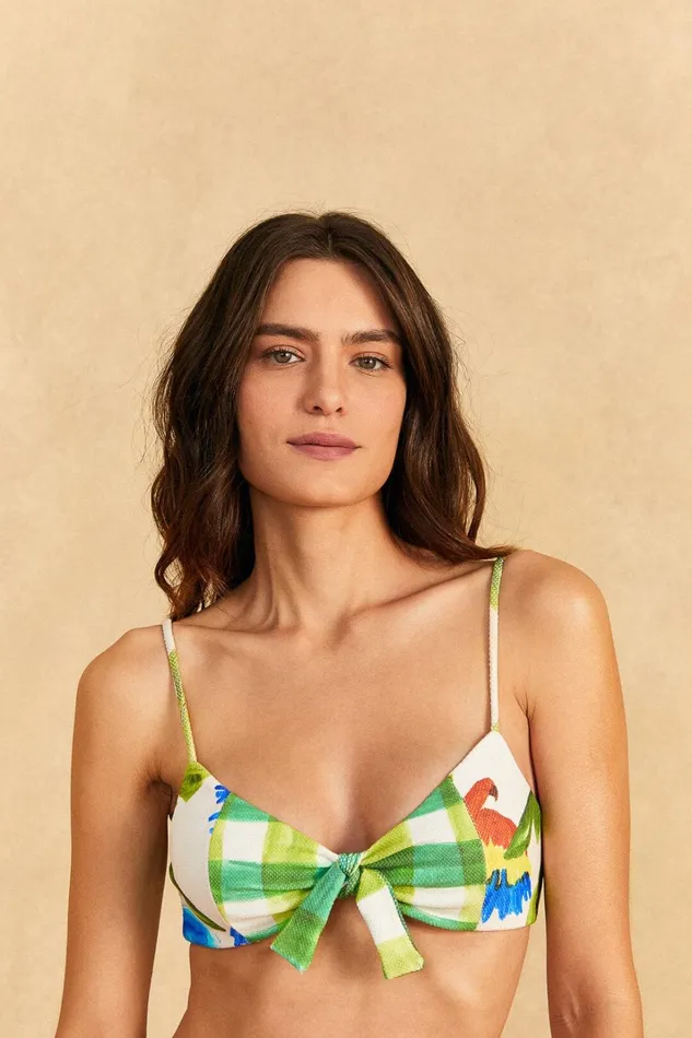 Women Crop Tops Farm Rio Tropical Fresh Bikini Top