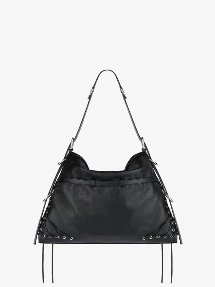 Women Crossbody Bags Givenchy Medium Voyou Bag In Corset Style Leather Black Women Crossbody Bags Givenchy Medium Voyou Bag In Corset Style Leather Black
