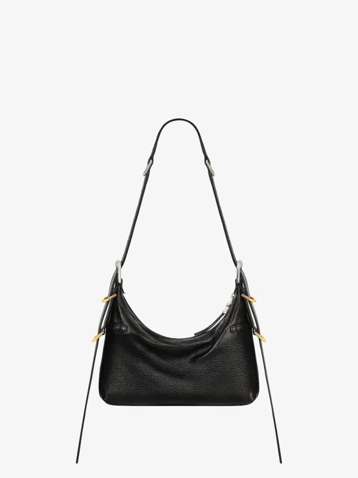 Women Crossbody Bags Givenchy Mini Voyou Bag In Leather Black