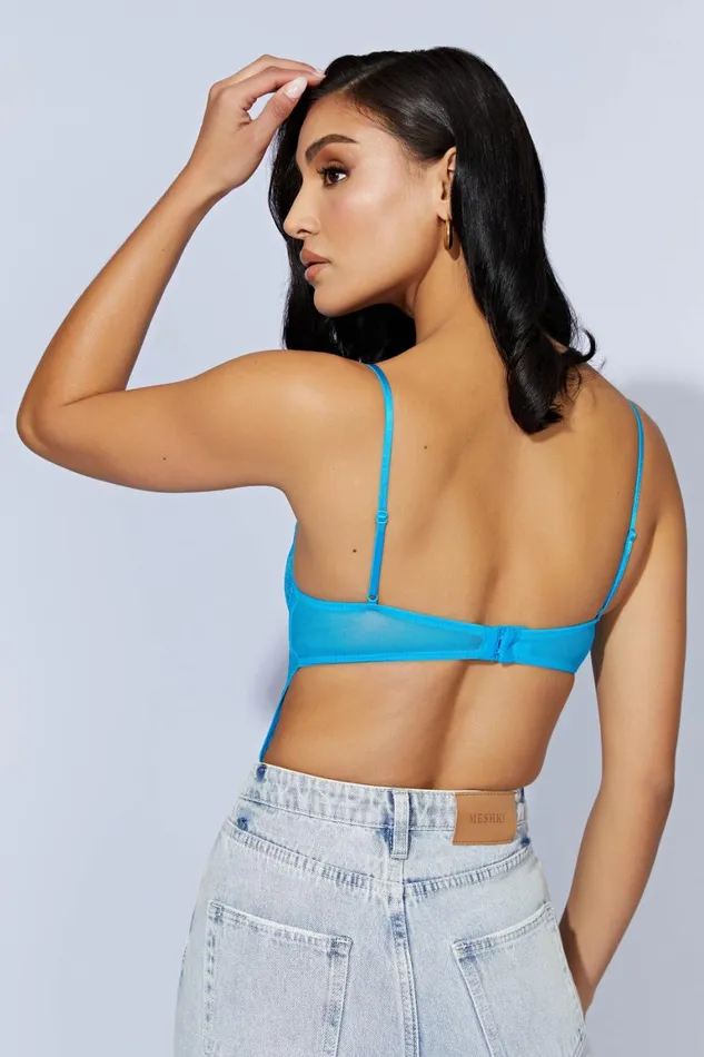 Women Daisy Lace Mesh Bodysuit 8211 Cerulean Blue Ceruleanblue Meshki Bodysuits Women Daisy Lace Mesh Bodysuit 8211 Cerulean Blue Ceruleanblue Meshki Bodysuits