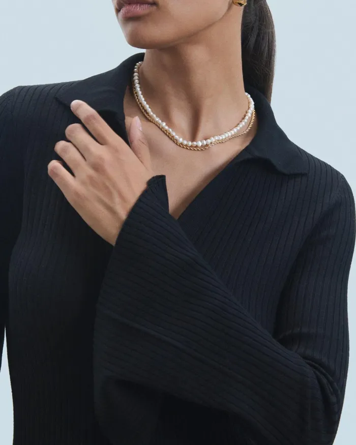 Women Dresses and Jumpsuits From Future Long Sleeve Polo Neck Long Dress Black