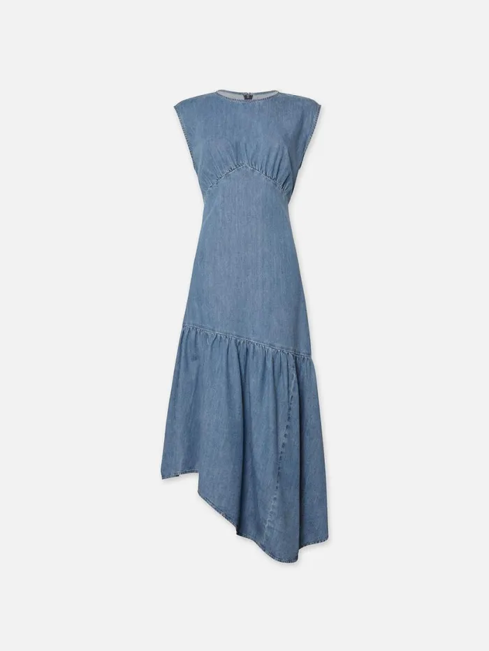 Women Dresses FRAME Gathered Tier Hem Dress 8212 Eugenia