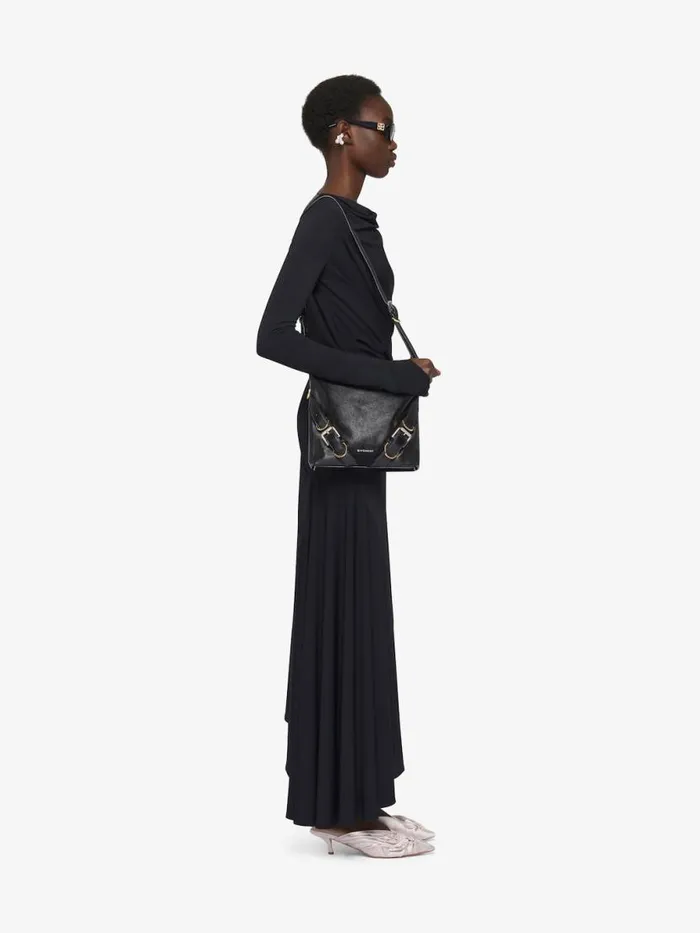 Women Dresses Givenchy Asymmetric Draped Dress In Crepe Jersey Black