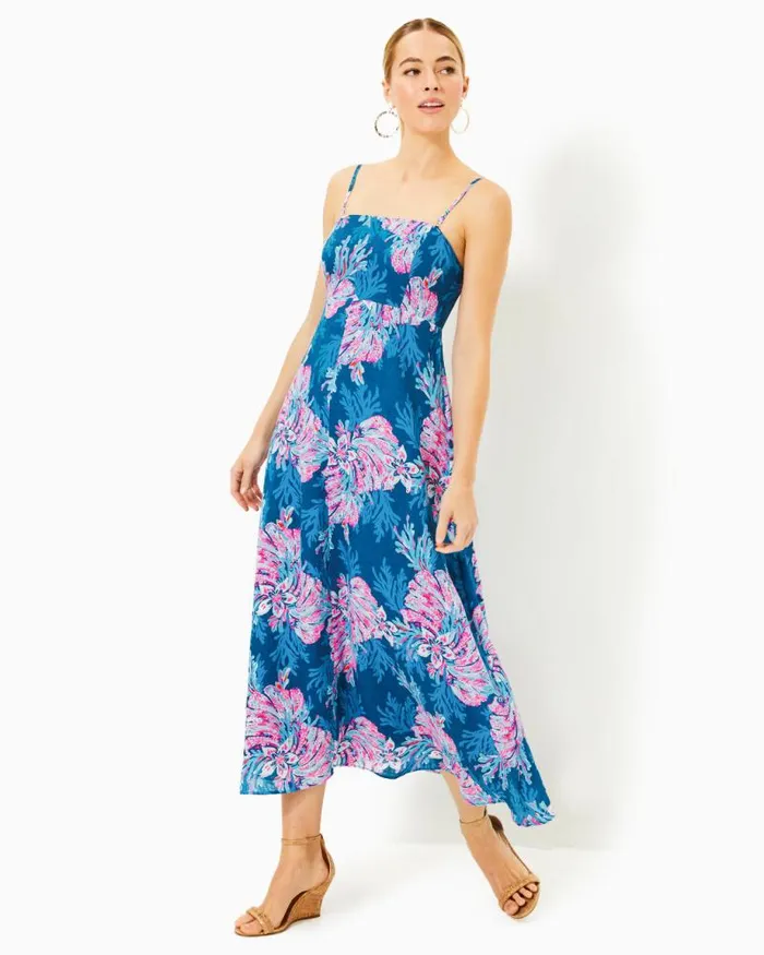 Women Dresses Lilly Pulitzer Bryson Maxi Dress Low Tide Navy Its Ofishell Women Dresses Lilly Pulitzer Bryson Maxi Dress Low Tide Navy Its Ofishell