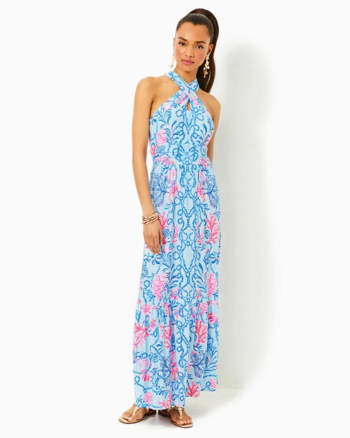 Women Dresses Lilly Pulitzer Bryson Maxi Dress Low Tide Navy Its Ofishell Women Dresses Lilly Pulitzer Bryson Maxi Dress Low Tide Navy Its Ofishell