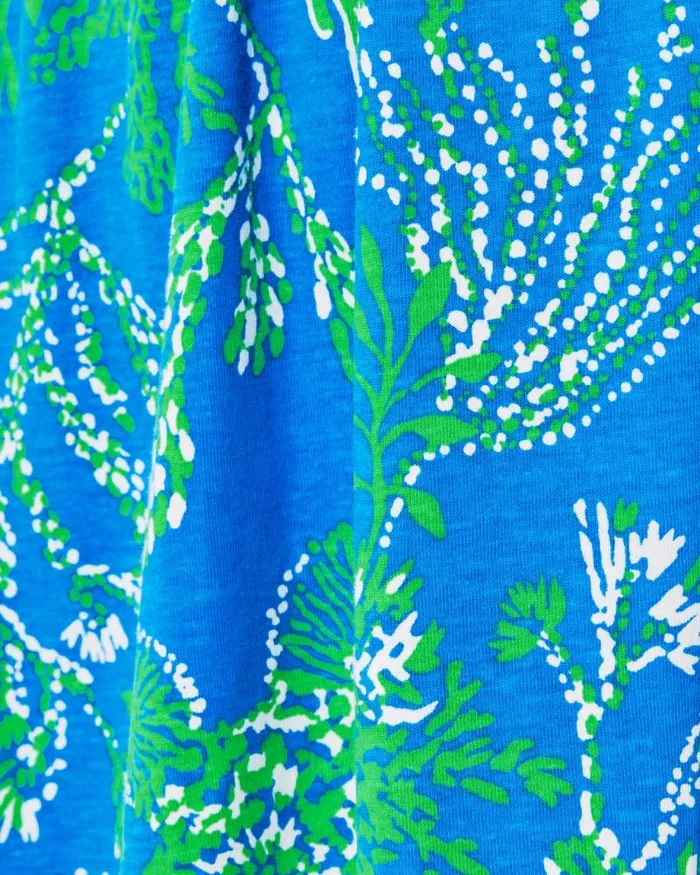 Women Dresses Lilly Pulitzer Jannie VNeck Dress Resort White Pb Anniversary Toile