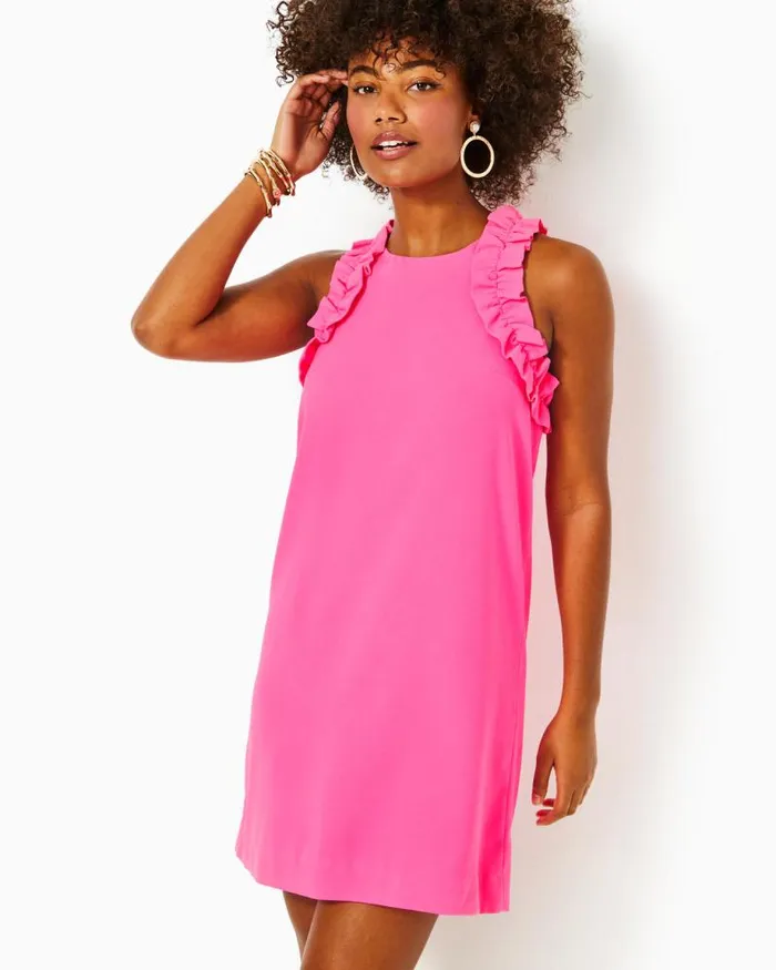 Women Dresses Lilly Pulitzer Kailee Shift Dress Roxie Pink Women Dresses Lilly Pulitzer Kailee Shift Dress Roxie Pink