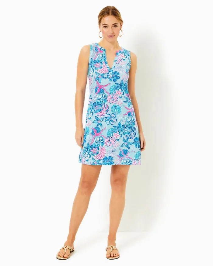 Women Dresses Lilly Pulitzer Krysta Tunic Dress Resort White Shell Collector Women Dresses Lilly Pulitzer Krysta Tunic Dress Resort White Shell Collector