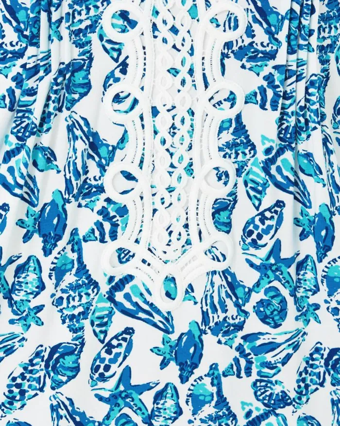 Women Dresses Lilly Pulitzer Krysta Tunic Dress Resort White Shell Collector Women Dresses Lilly Pulitzer Krysta Tunic Dress Resort White Shell Collector