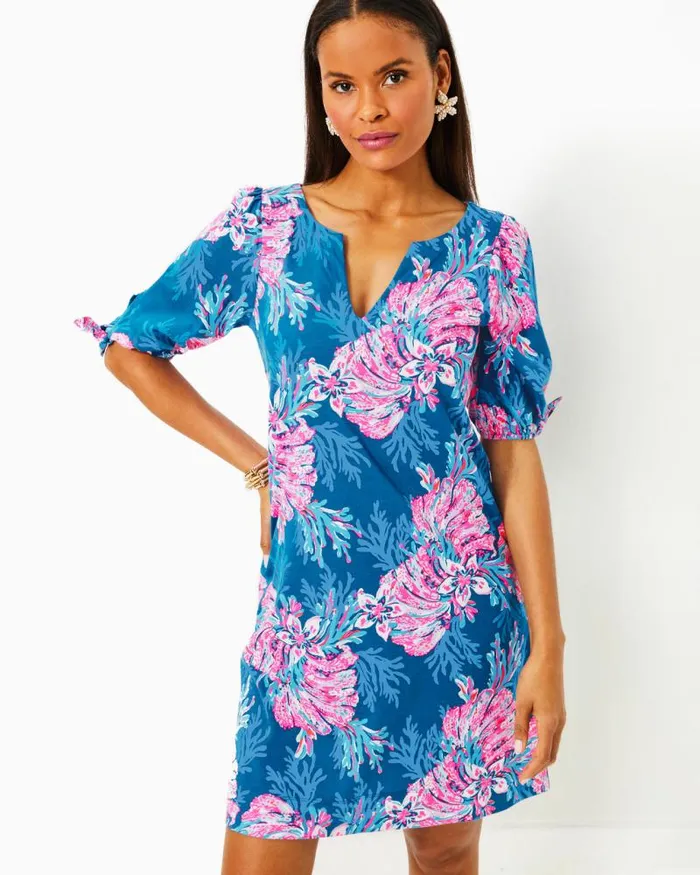 Women Dresses Lilly Pulitzer Krysta Tunic Dress Resort White Shell Collector Women Dresses Lilly Pulitzer Krysta Tunic Dress Resort White Shell Collector