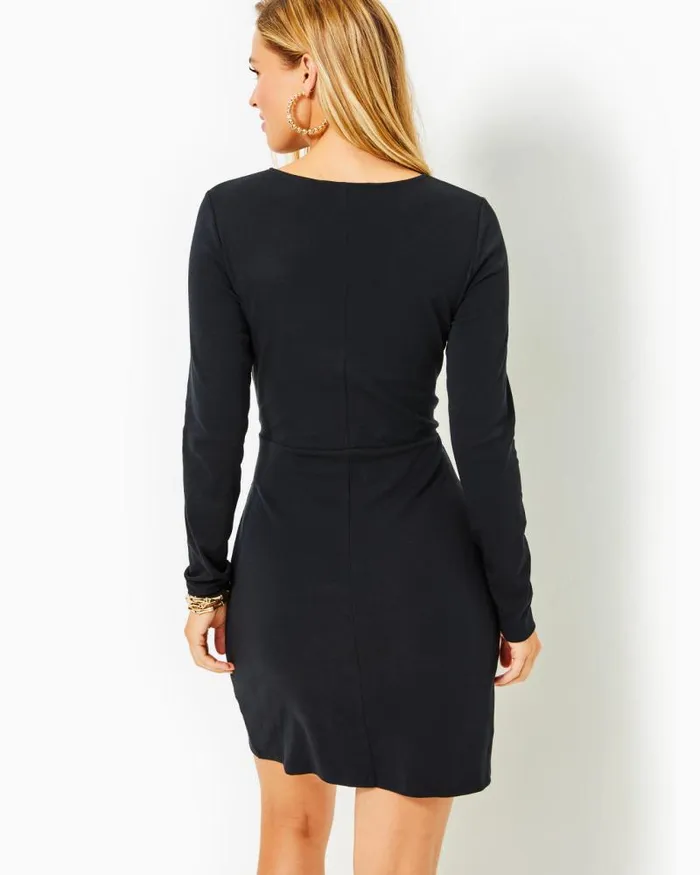 Women Dresses Lilly Pulitzer Lynn Twist Dress Onyx