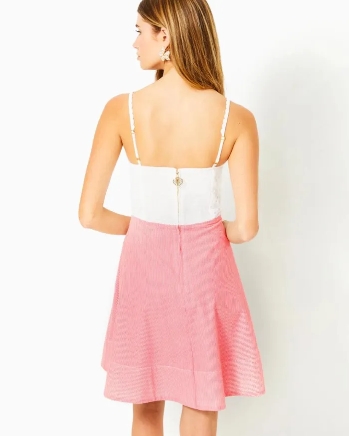 Women Dresses Lilly Pulitzer Ritamarie Ruffle Dress Resort White Flora Faille Women Dresses Lilly Pulitzer Ritamarie Ruffle Dress Resort White Flora Faille