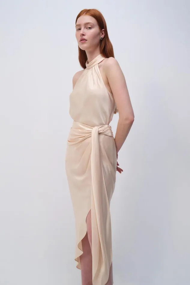 Women Elisabetta Skirt Blush Jonathan Simkhai Pants and Bottoms