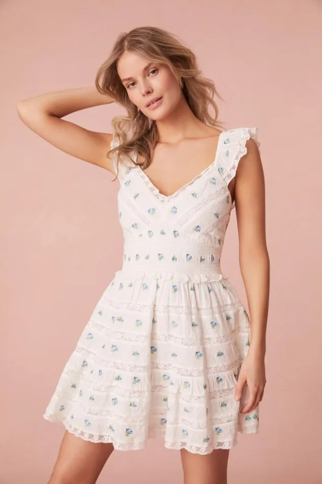 Women Finny Mini Dress Icy Breeze LoveShackFancy Dresses
