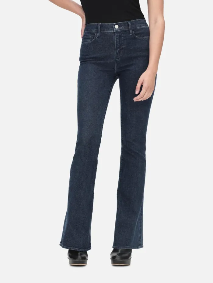 Women Flare FRAME Le High Flare 8212 Napoli