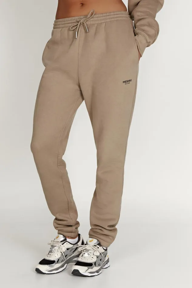 Women Frankie Unisex Jogger 8211 Cement Cement Meshki Pants